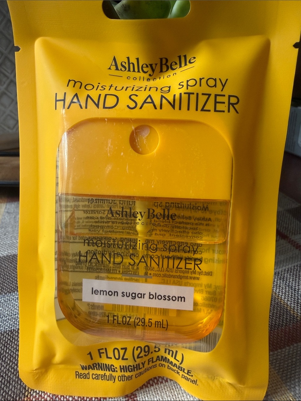Ashley Belle Lemon Sugar Blossom Moisturizing Hand Sanitizer Spray